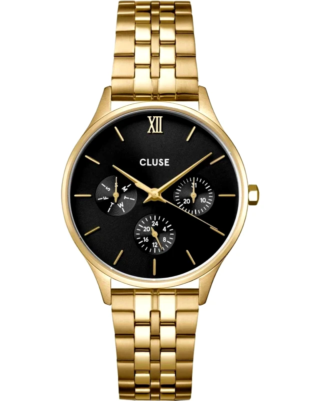 Cluse CLUSE Minuit - CW10707, Gold case with Stainless Steel Bracelet