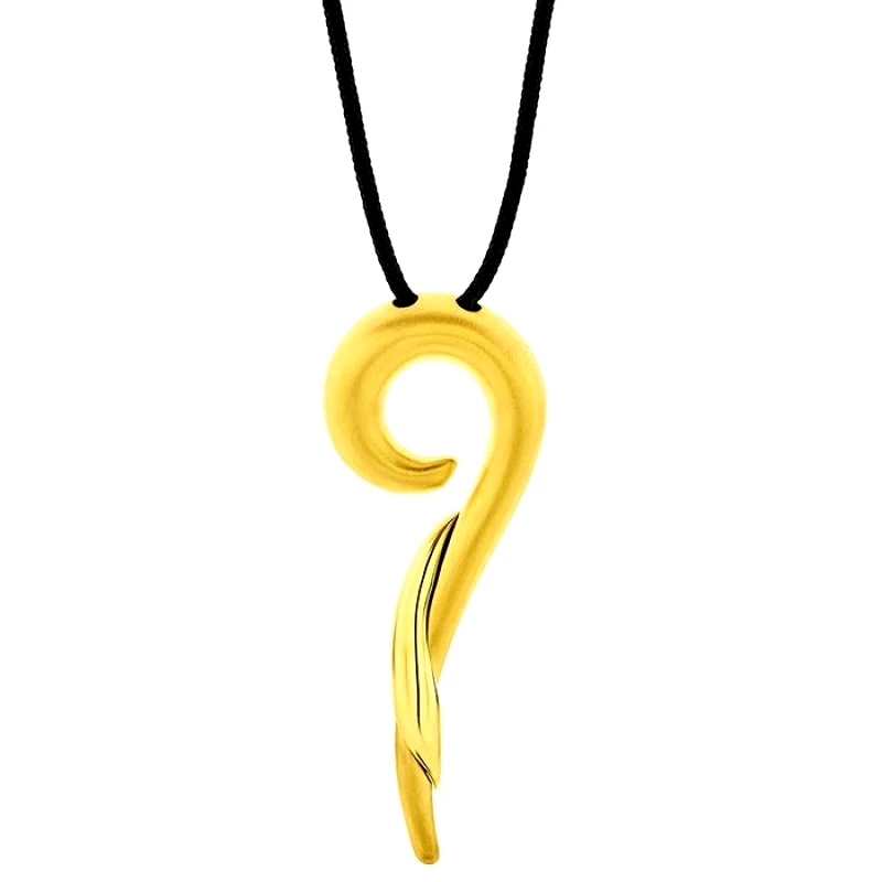Honor Honor Omano Κολιέ - Γούρι από Ορείχαλκο Gold BI026