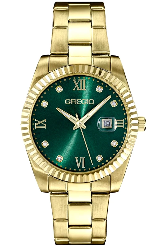 Gregio GREGIO Mallory - GR360021 Gold case with Stainless Steel Bracelet
