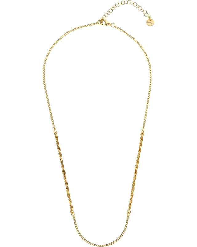 Breeze Jewellery BREEZE Κολιέ από Ασήμι 925 Gold 413006.1