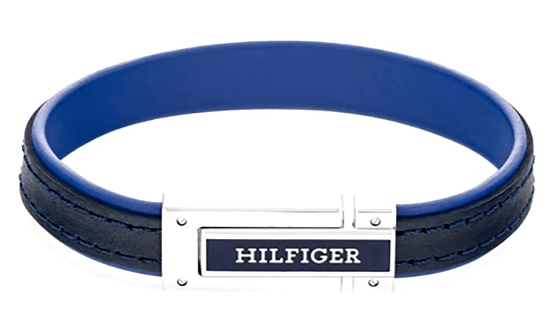 Tommy Hilfiger Jewellery TOMMY HILFIGER Βραχιόλι από ανοξείδωτο ατσάλι & δέρμα Black 2790558