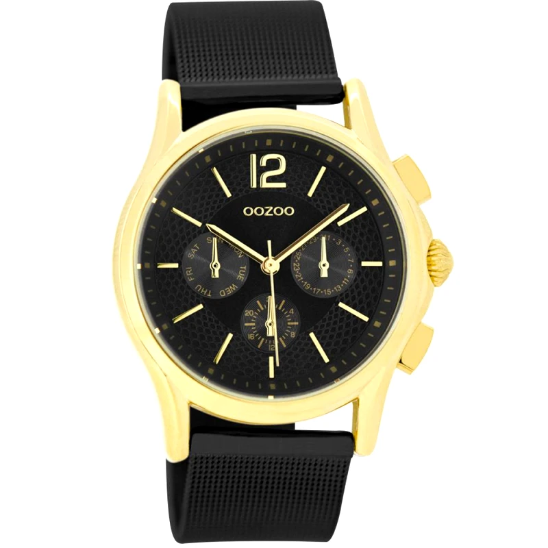 Oozoo OOZOO Timepieces - C9109 , Gold case with Metal Bracelet