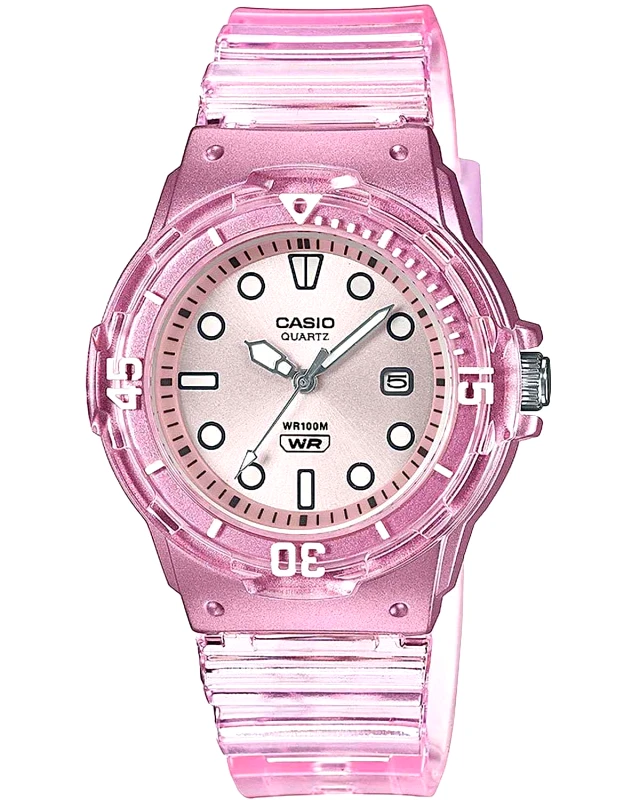 Casio CASIO Collection - LRW-200HS-4EVEF, Pink case with Pink Rubber Strap