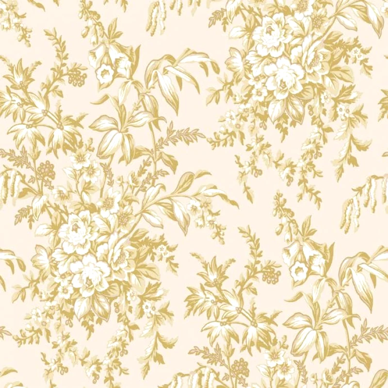 Laura Ashley Laura Ashley Ταπετσαρια Picardie Pale Gold 1000x53cm