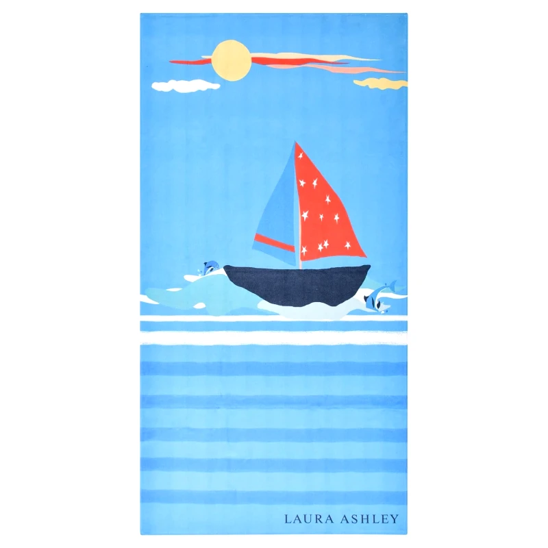 Laura Ashley Laura Ashley Πετσέτα Θαλάσσης Παιδική Dolphin 75x150