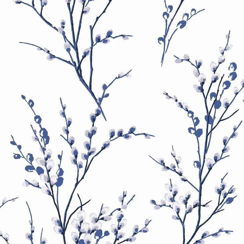 Laura Ashley Laura Ashley Ταπετσαρία Pussy Willow Off White - Midnight 1000x53cm