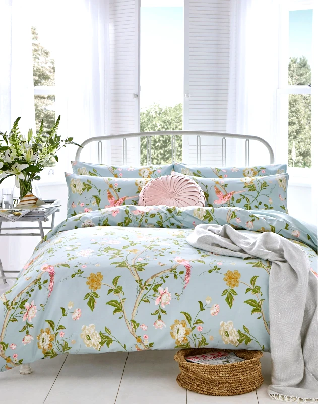 Laura Ashley Laura Ashley Κουβερλί Υπέρδιπλο Summer Palace Duck Egg