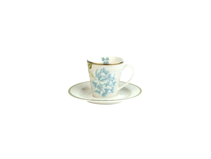 Laura Ashley Laura Ashley Φλυτζάνι με πιάτο για Espresso Cobblestone