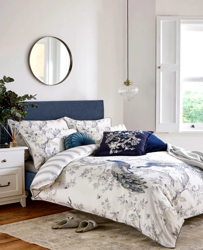 Laura Ashley Laura Ashley Σετ σεντόνια 4τεμ. Υπέρδιπλα Belvedere Midnight