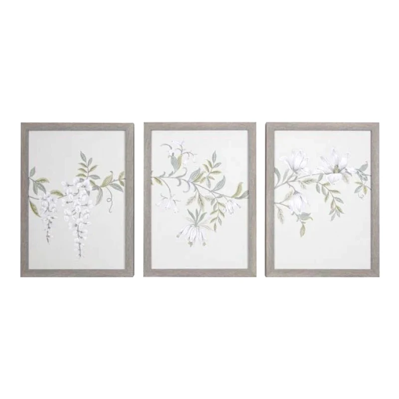 Laura Ashley Laura Ashley Πίνακας Parterre Σετ 3 Τεμαχίων Ξύνινος