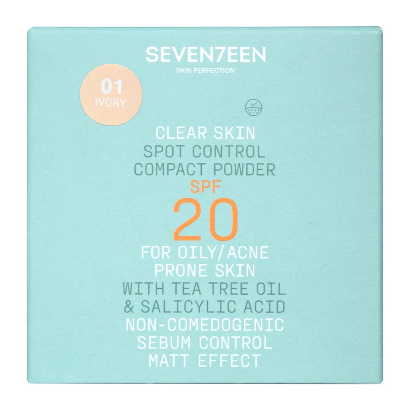 SEVENTEEN Clear Skin Spot Control Compact Powder Spf20 10gr