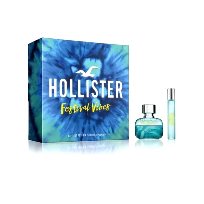 HOLLISTER Hollister Festival Vibes For Him Eau De Toilette 50ml +Travel Spray 15ml