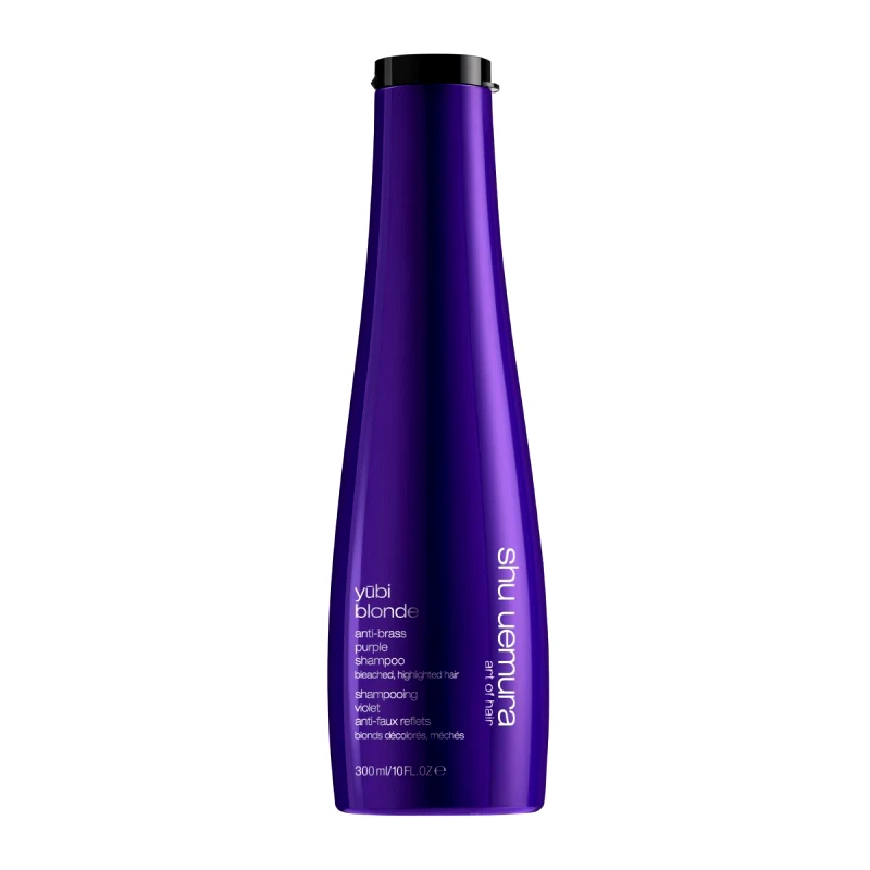 SHU UEMURA Yubi Blonde Anti-Brass Purple Shampoo Μωβ Σαμπουάν Αποδυνάμωσης για Ξανθά Μαλλιά 300ml