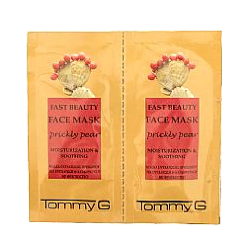 TOMMY G Fast Beauty Face Mask Prickly Pear 2pcs x 8ml