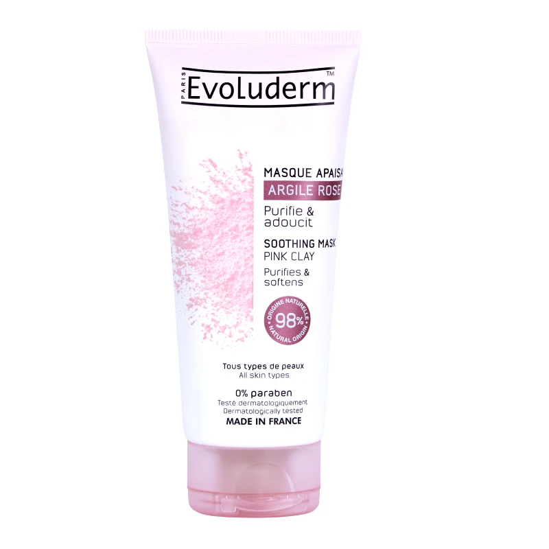 EVOLUDERM Soothing Pink Clay Mask 100ml