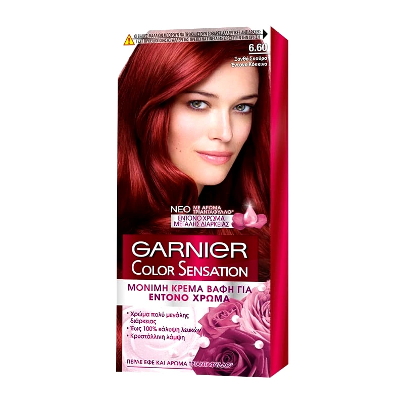 COLOR SENSATION Color Sensation 6.60 Ξανθό Σκούρο Έντονο Κόκκινο 40ml