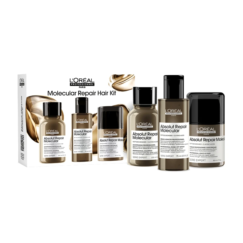 L''OREAL PROFESSIONNEL Serie Expert Absolut Repair Molecular Mini Trio Kit Μοριακής Επανόρθωσης Για Ταλαιπωρημένα Μαλλιά