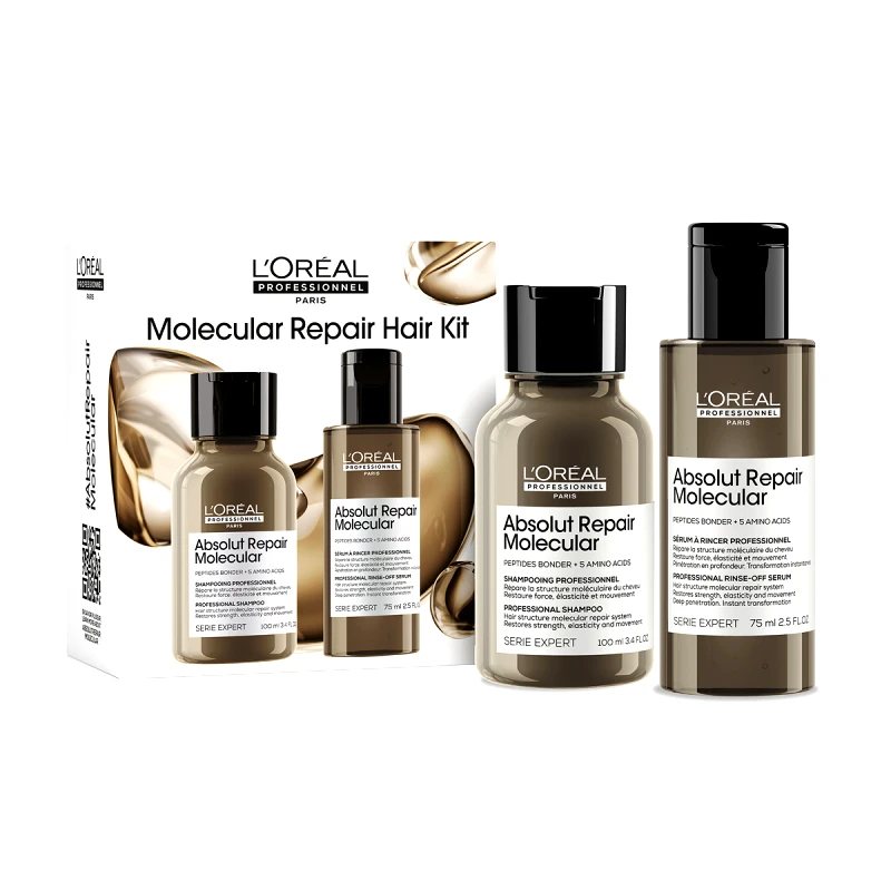 L''OREAL PROFESSIONNEL Serie Expert Absolut Repair Molecular Mini Duo Kit Μοριακής Επανόρθωσης Για Ταλαιπωρημένα Μαλλιά