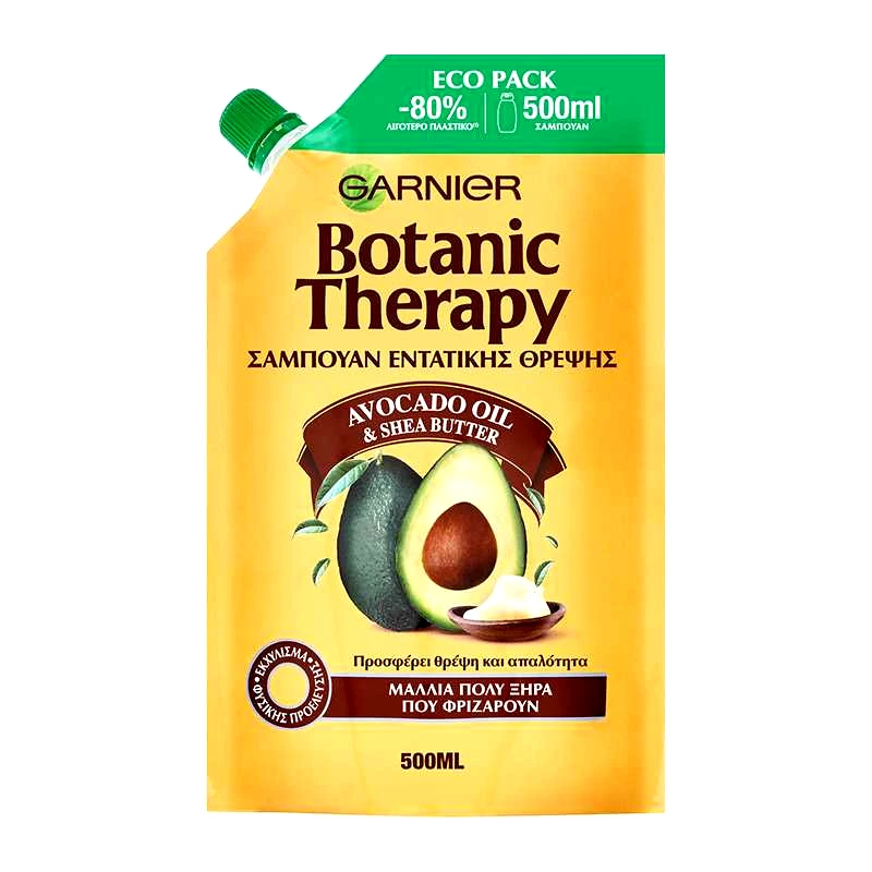 BOTANIC THERAPY GARNIER Botanic Therapy Avocado Oil & Shea Butter Eco Pack Σαμπουάν 500ml
