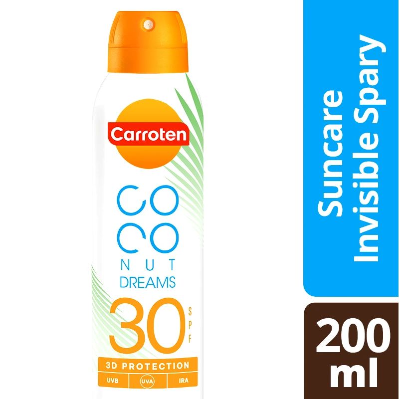 CARROTEN Αντηλιακό Διάφανο Spray Coconut Dreams SPF30 200ml