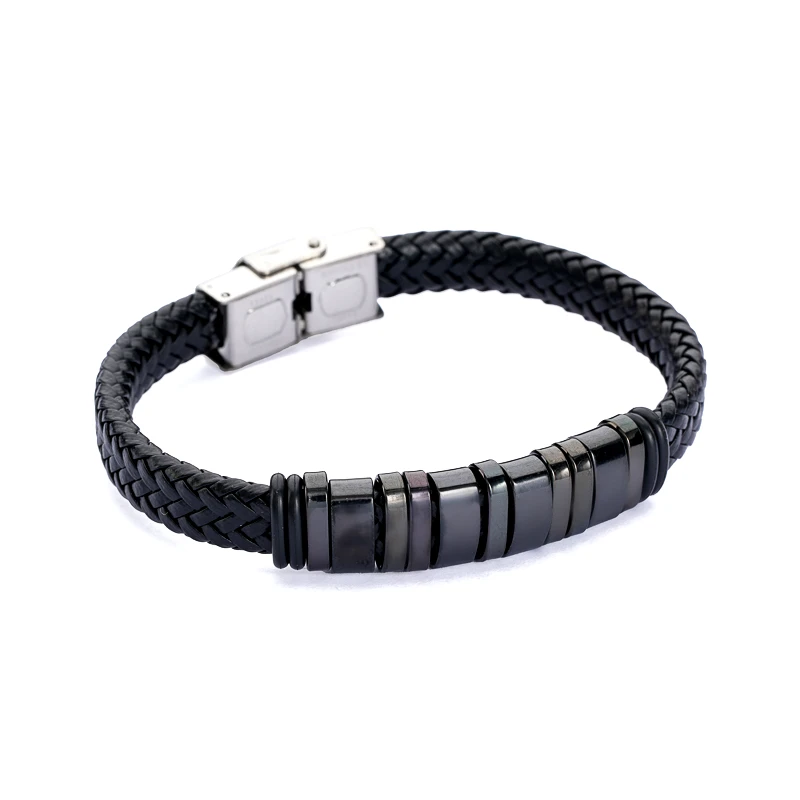 POWER OF SYMBOL Βραχιόλι Μαύρο Αντρικό