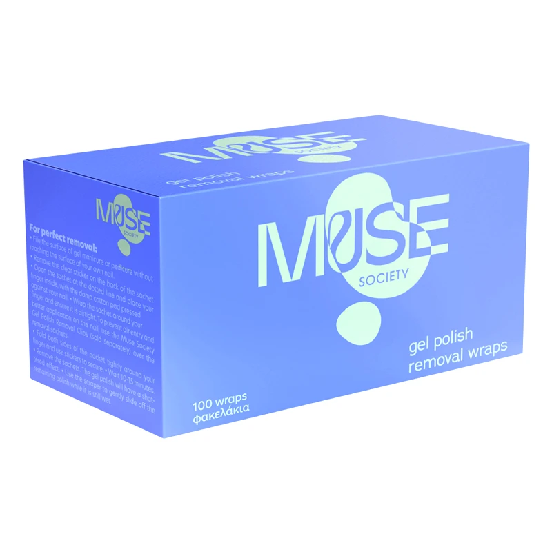 MUSE SOCIETY Gel Polish Removal Wraps