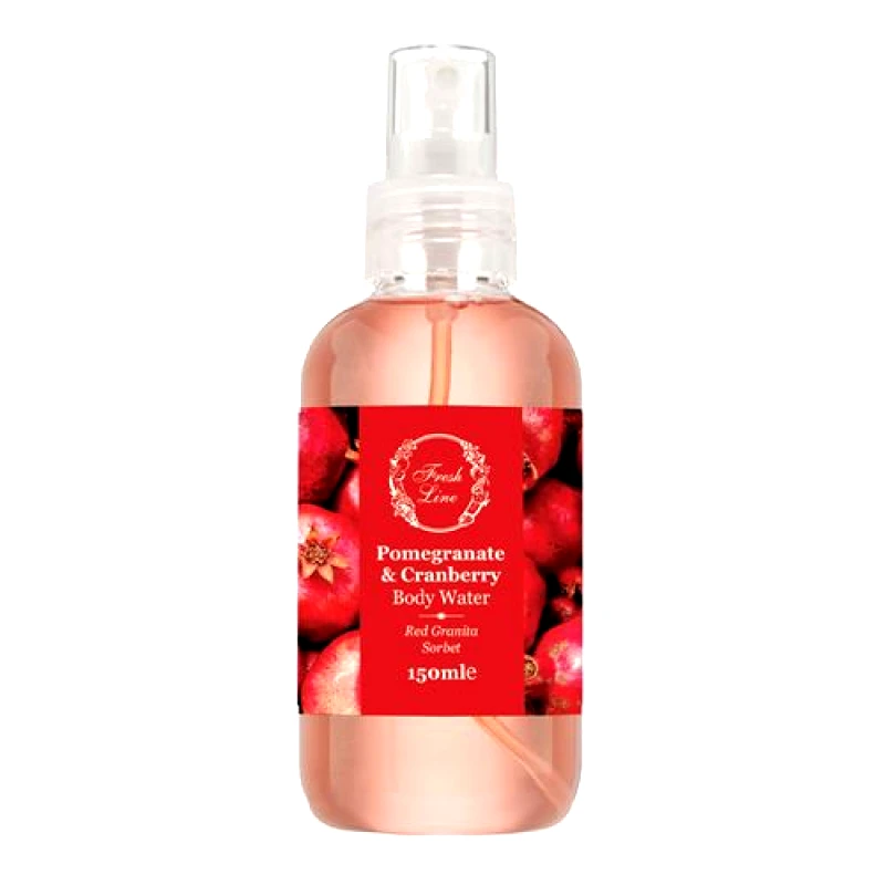 FRESH LINE Ρόδι & Κράνμπερι Αρωματικό Νερό Σώματος 150ml