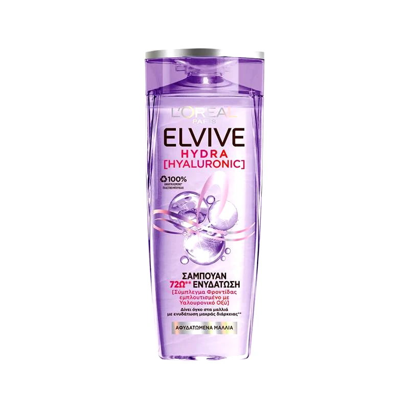 ELVIVE Elvive Hydra Hyaluronic Σαμπουάν Ενυδάτωσης 400ml