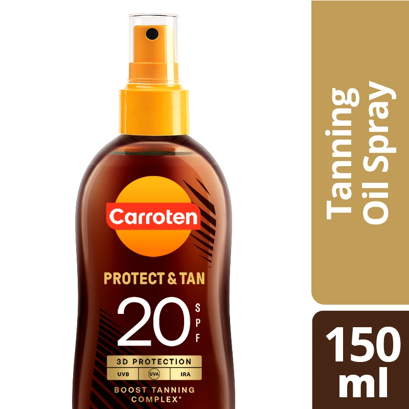 CARROTEN Αντηλιακό Λάδι Μαυρίσματος Protect & Tan Spray Spf20 150ml