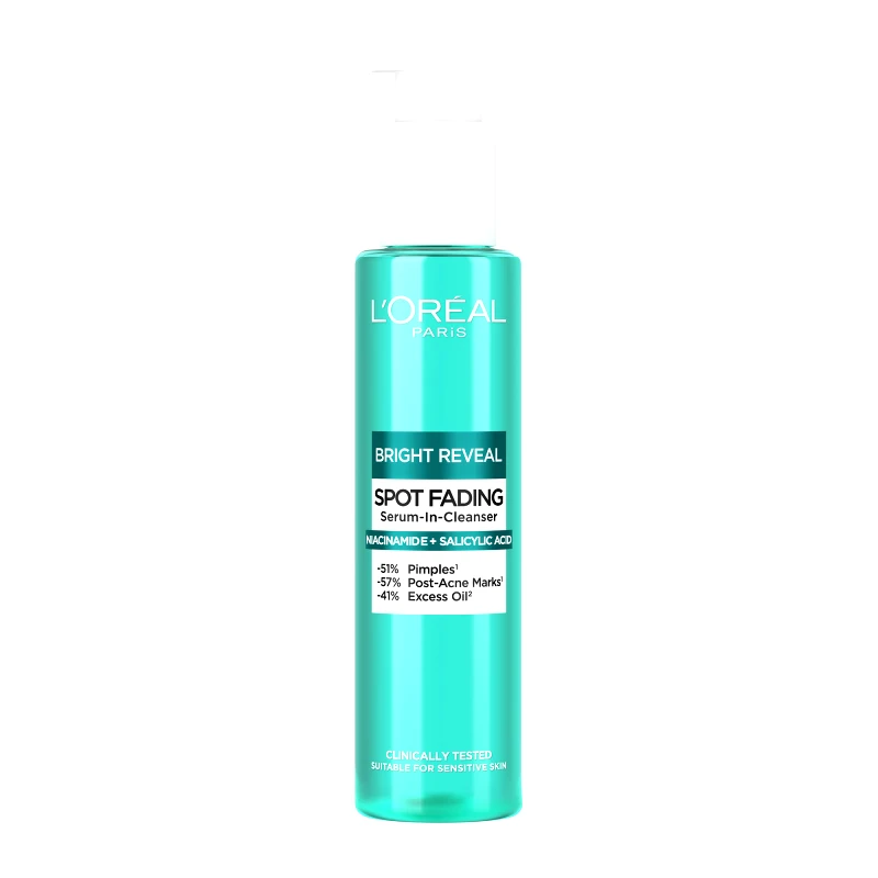 L''OREAL PARIS Bright Reveal Gel Καθαρισμού Προσώπου Κατά Των Σκούρων Κηλίδων Με Νιασιναμίδη Και Σαλικυλικό Οξύ 150ml