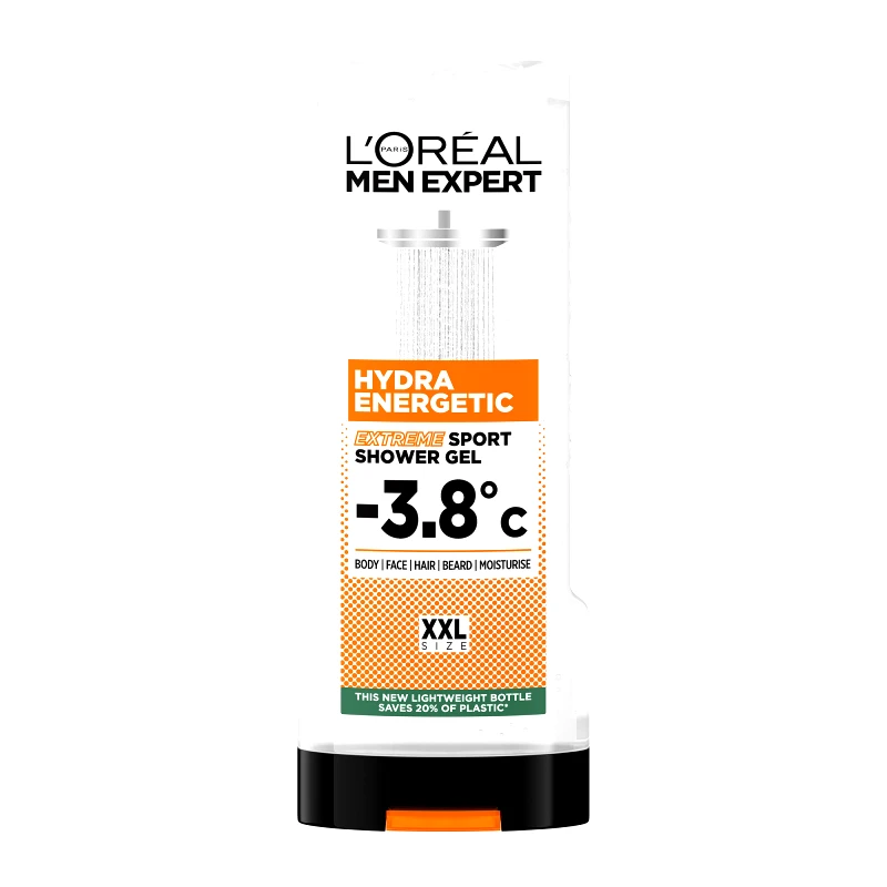 L''OREAL PARIS MEN EXPERT Hydra Energetic Extreme Sport Αφρόλουτρο Για Άμεση Αίσθηση Δροσιάς 400ml
