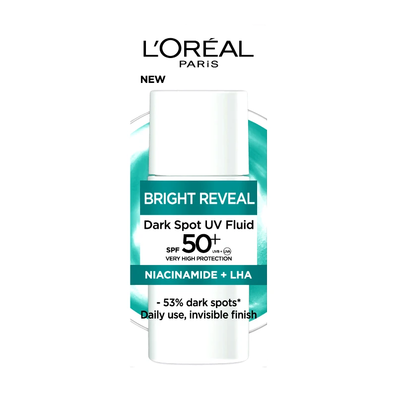 L''OREAL PARIS Bright Reveal Κρέμα Προστασίας Uv Με SPF50+ Kατά Των Σκούρων Kηλίδων 50ml