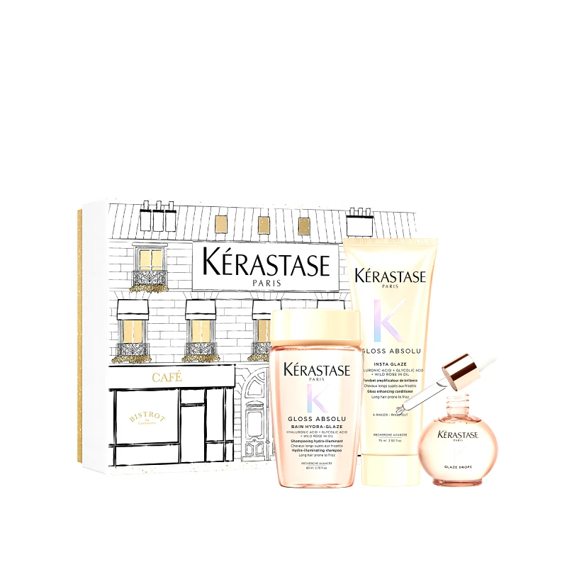 KERASTASE Limited Edition Set Gloss Absolu Travel Icons Για Λεία & Λαμπερά Μαλλιά
