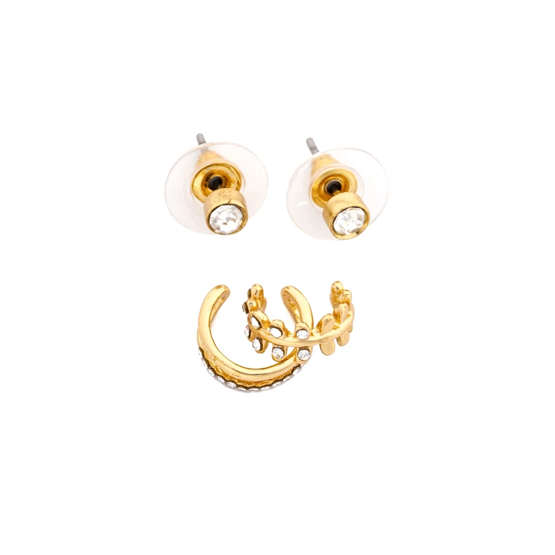 my own Σετ με χρυσά ear cuffs
