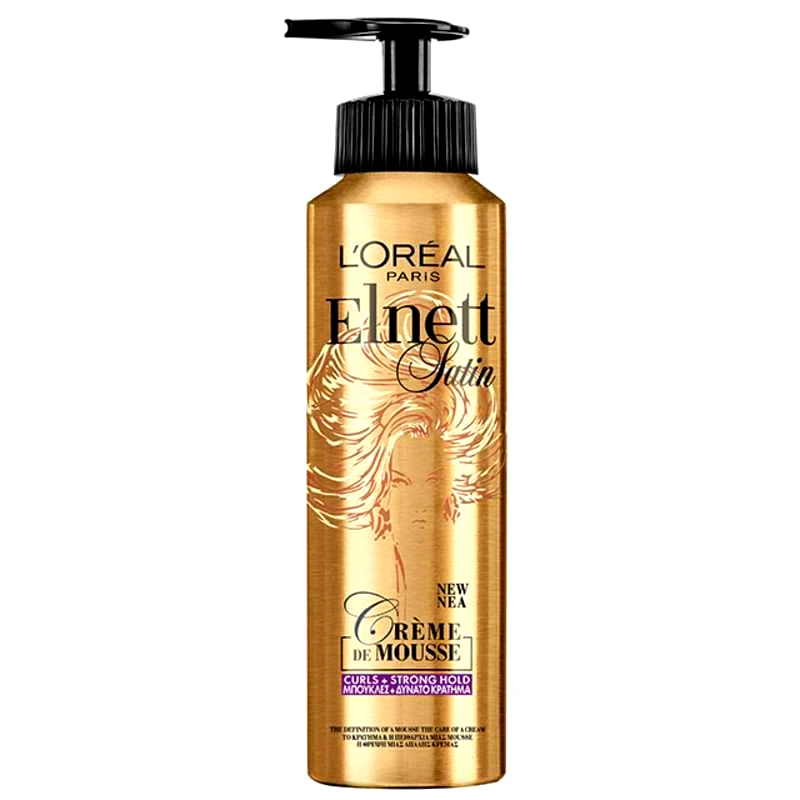 ELNETT Elnett Creme De Mousse Αφρός για Μπούκλες 200ml