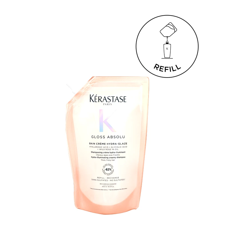 KERASTASE Gloss Absolu Bain Creme Ενυδατικό Σαμπουάν Λάμψης Refill 500ml
