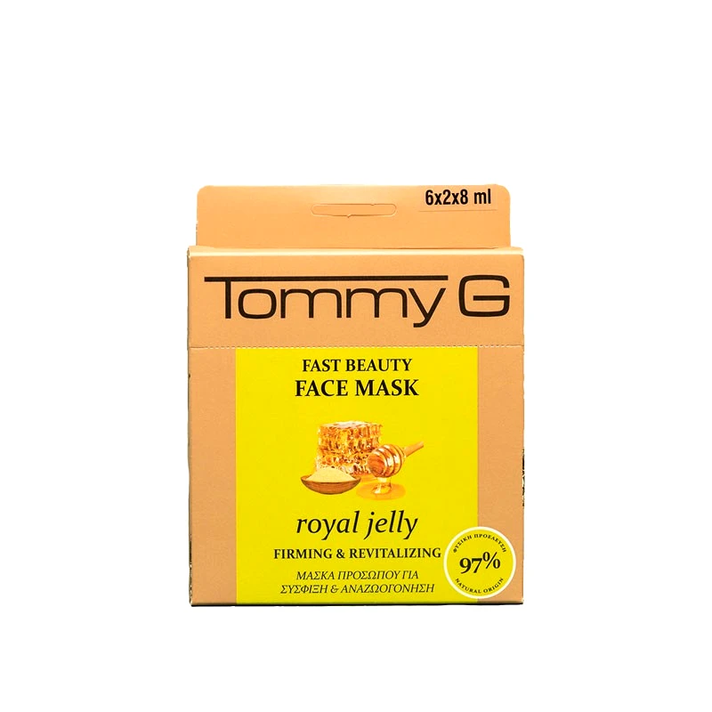 TOMMY G Fast Beauty Face Mask Royal Jelly Box