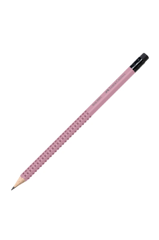 FABER-CASTELL Faber-Castell μολύβι με γόμα Grip 2001 Ροζέ - 077