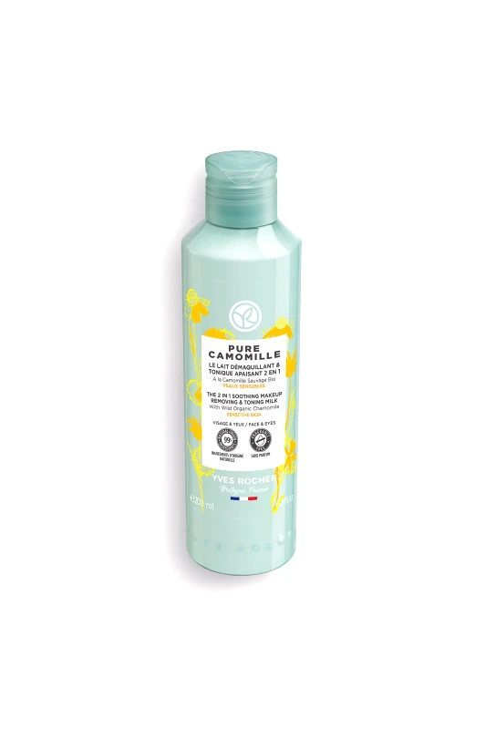 YVES ROCHER Yves Rocher Pure Camomille 2 In1 Soothing Makeup Removing & Tonic Milk 200 ml - 67000