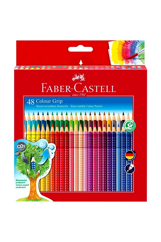 FABER-CASTELL Faber-Castell Ξυλομπογιές Grip Σετ των 48 χρωμάτων - 077112449/