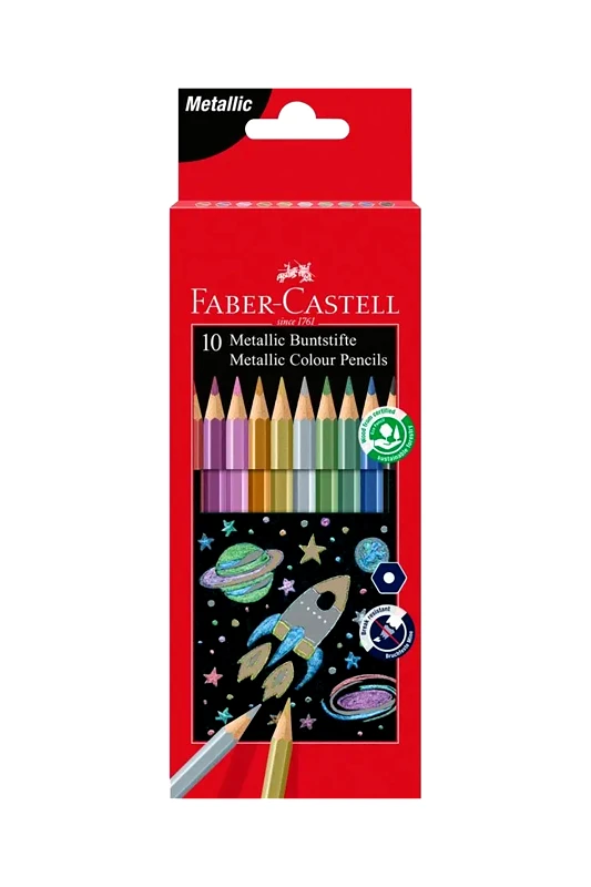 FABER-CASTELL Faber-Castell Ξυλομπογιές Classic Colour colour pencils, cardboard wallet of 10 - 077201583/