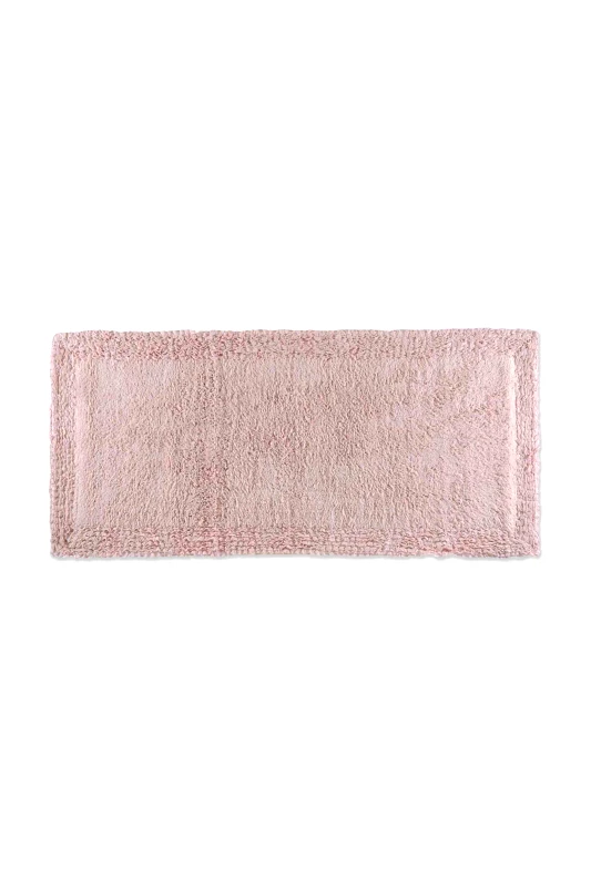 DOWN TOWN HOME DOWN TOWN Home χαλάκι μπάνιου μονόχρωμο "Frill Pink" 70 x 160 cm - 60-0284