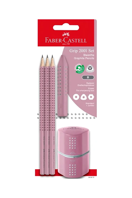 FABER-CASTELL Faber-Castell σετ Grip 2001 set rose shadows (5 τεμάχια) - 077580073