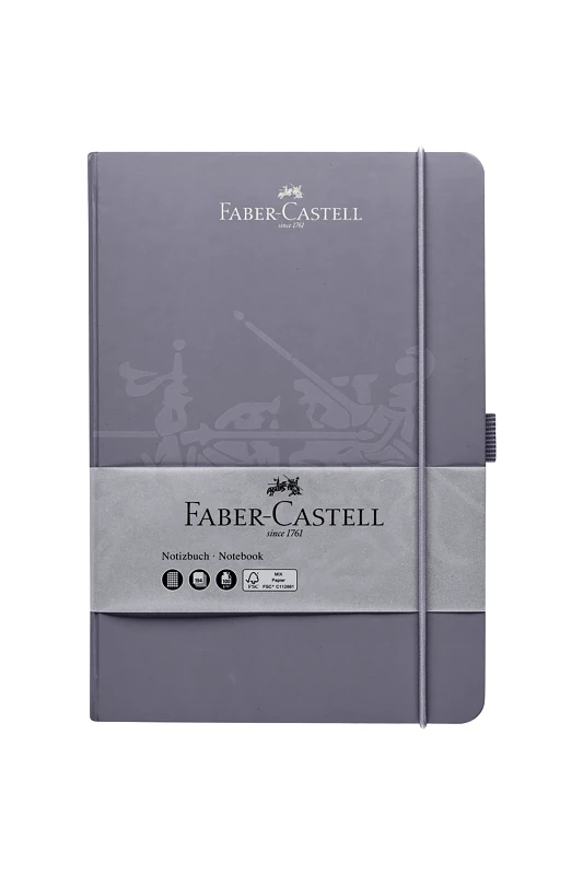 FABER-CASTELL Faber-Castell ατζέντα DIN A5 14,5 x 21 cm Γκρι - 07710-027-825