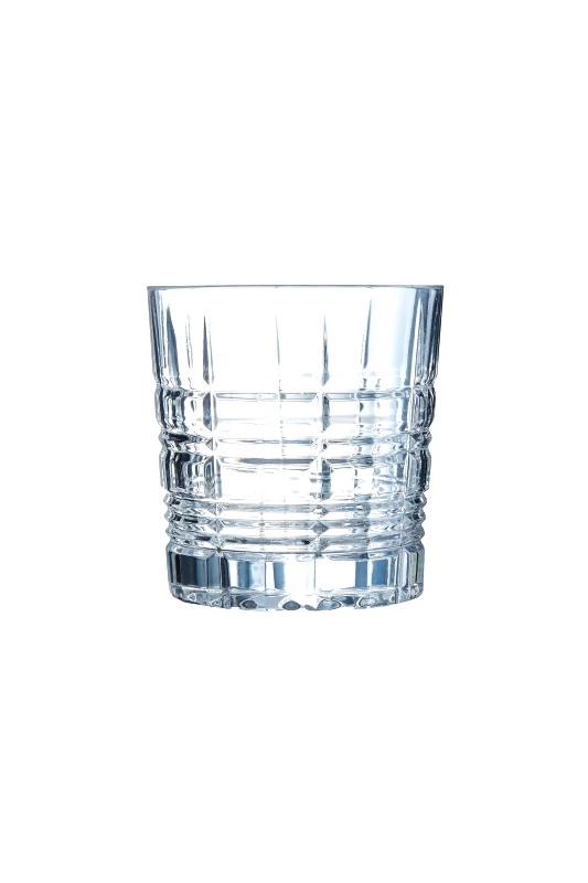 LUMINARC Luminarc σετ χαμηλά ποτήρια με ανάγλυφο σχέδιο 300 ml "Dallas" (6 τεμάχια) - P6610