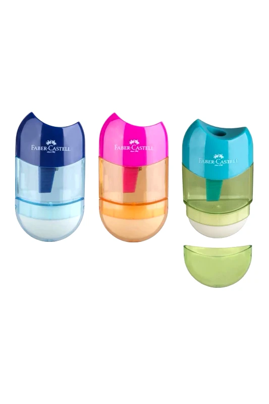 FABER-CASTELL Faber-Castell Γόμα - Ξύστρα Apple Combi Δίχρωμη 2019 - 077183604