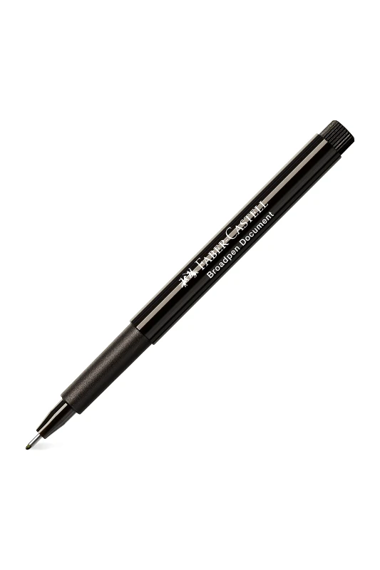 FABER-CASTELL Faber-Castell Μαρκαδοράκι γραφής Broadpen, Μαύρο - 077155499/