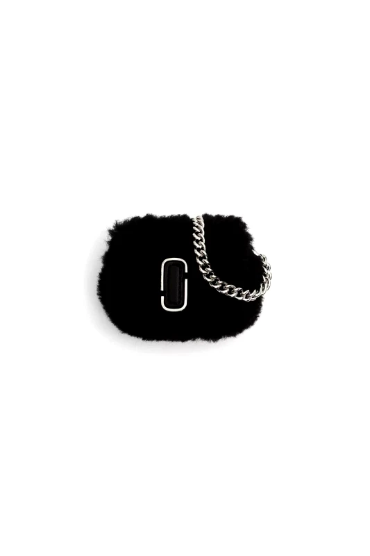 MARC JACOBS Marc Jacobs γυναικείο γούνινο charm για την τσάντα "The Teddy Nano J Marc Charm" - 2F3SCP007S08 Μαύρο