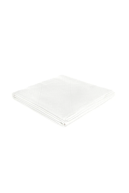 COINCASA Coincasa κουβερλί κρεβατιού ζακάρ 260 x 260 cm - 007079969 Λευκό