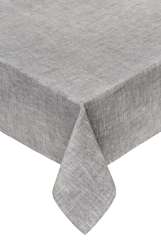 COINCASA Coincasa τραπεζομάντηλο μονόχρωμο με mélange πλέξη 140 x 200 cm - 007141422 Γκρι